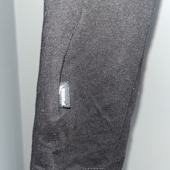 New Puma Women’s Regular Fit Logo Tee Black - Picture 4 of 7